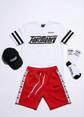 Fastmoney Men Sports Short T Shirt Set