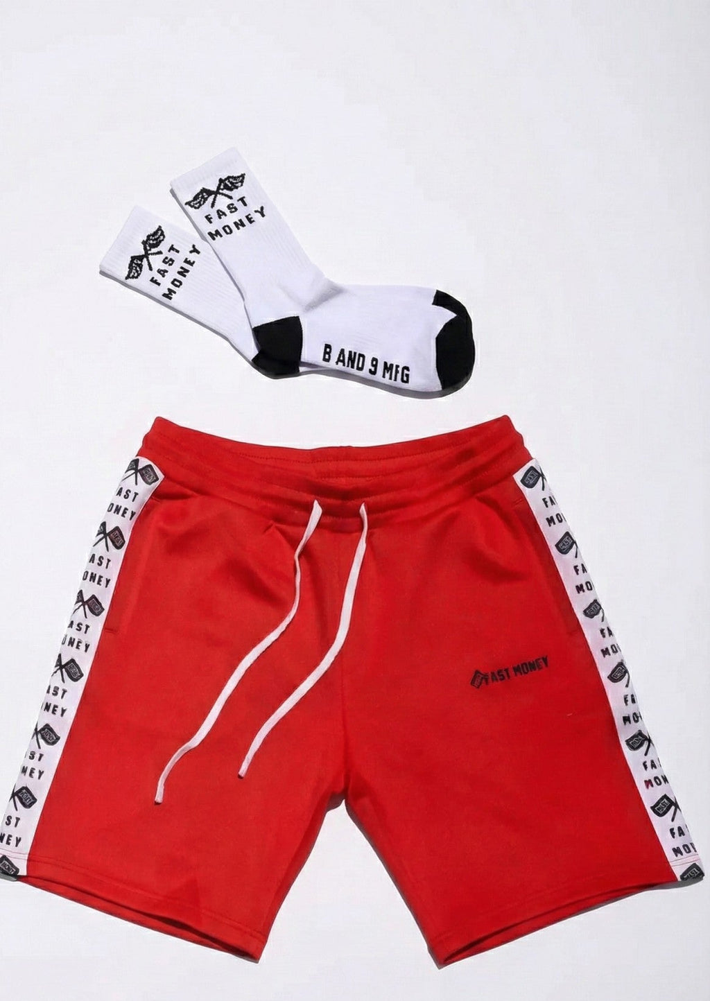 football short and t-shirt with full suit