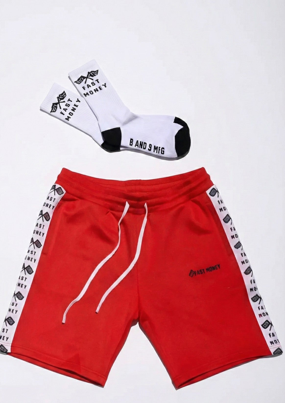 football short and t-shirt with full suit